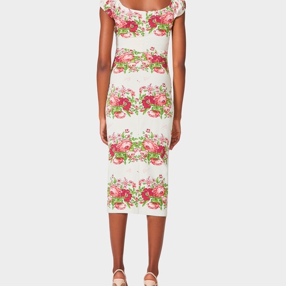 Betsey Johnson Vintage Like On-Off Shoulder Dress - Picture 5 of 8